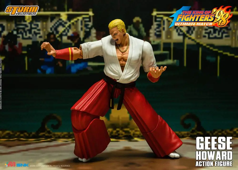 King of Fighters '98: Ultimate Match Actionfigur 1/12 Geese Howard 18 cm Produktfoto