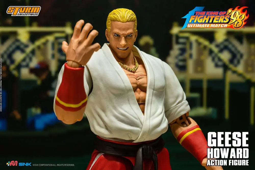 King of Fighters '98: Ultimate Match Actionfigur 1/12 Geese Howard 18 cm Produktfoto
