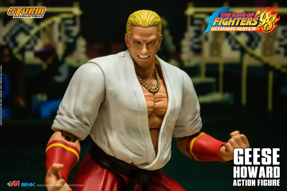 King of Fighters '98: Ultimate Match Actionfigur 1/12 Geese Howard 18 cm Produktfoto
