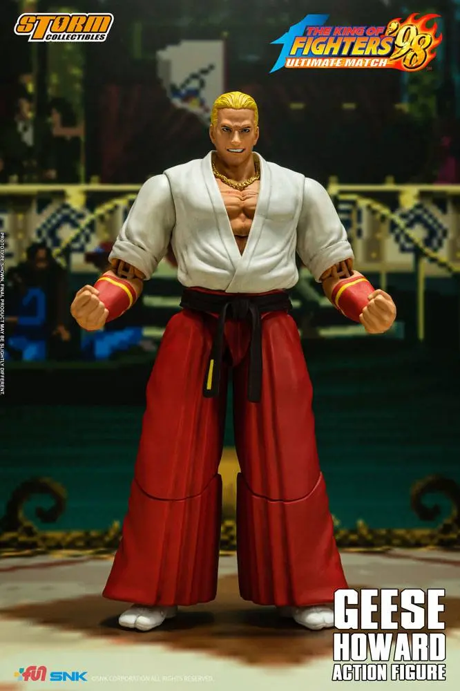 King of Fighters '98: Ultimate Match Actionfigur 1/12 Geese Howard 18 cm Produktfoto
