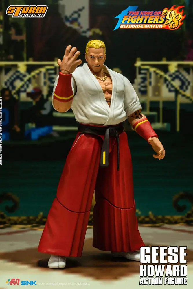 King of Fighters '98: Ultimate Match Actionfigur 1/12 Geese Howard 18 cm Produktfoto