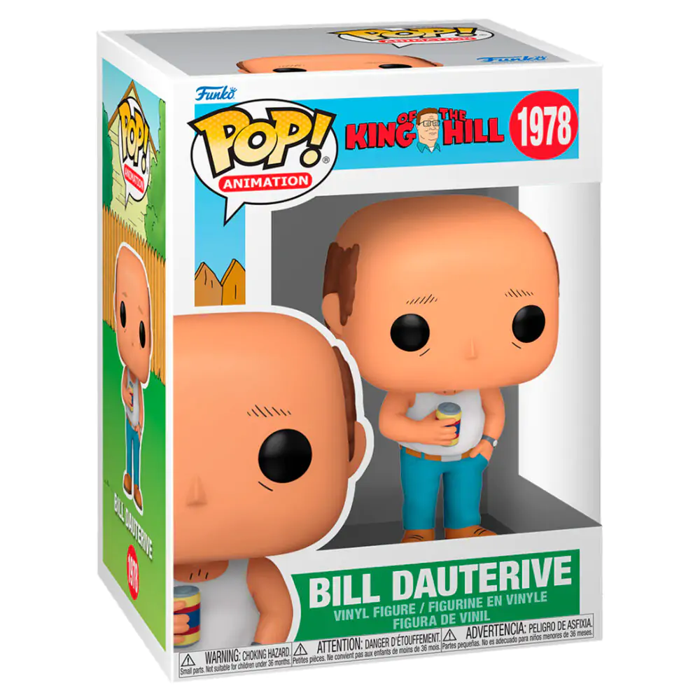 King of the Hill Funko POP! TV Vinyl Figur Bill Dauterive 9 cm Produktfoto
