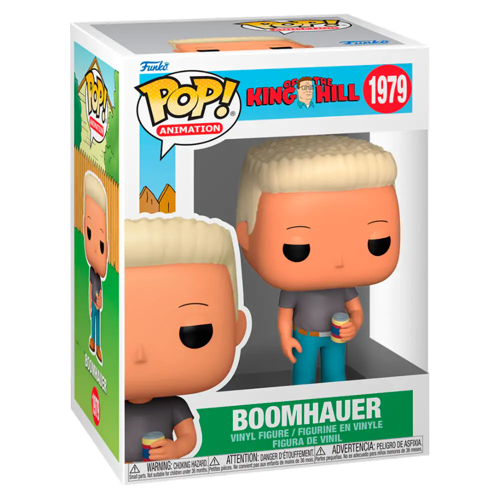 King of the Hill Funko POP! TV Vinyl Figur Boomhauer 9 cm Produktfoto