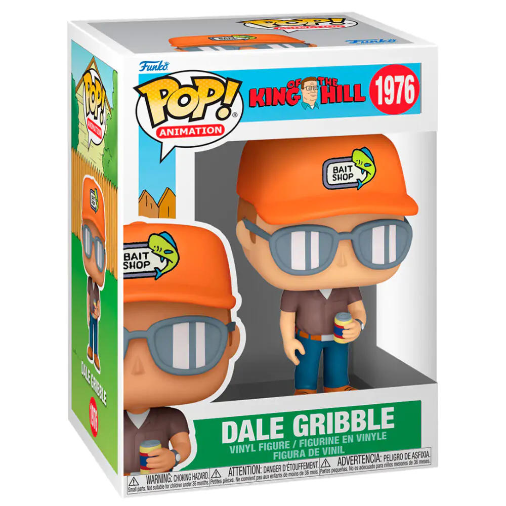King of the Hill Funko POP! TV Vinyl Figur Dale Gribble 9 cm Produktfoto