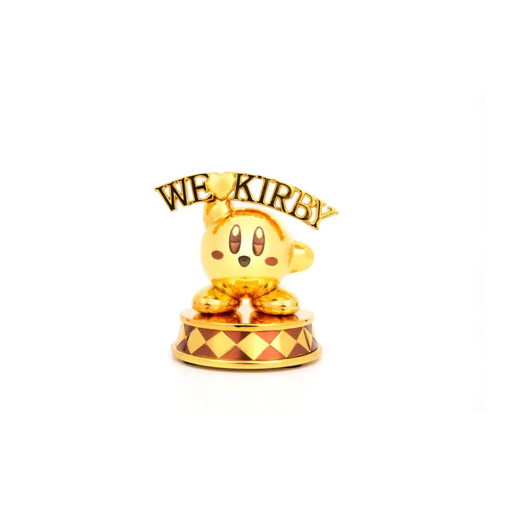 Kirby DieCast Statue We Love Kirby Gold Edition 10 cm Produktfoto