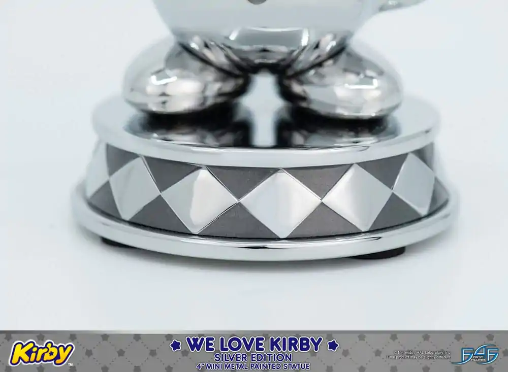 Kirby DieCast Statue We Love Kirby Silver Edition 10 cm termékfotó