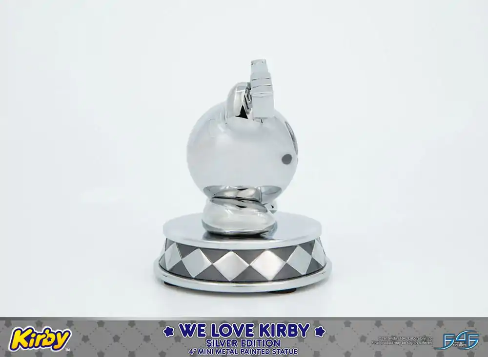 Kirby DieCast Statue We Love Kirby Silver Edition 10 cm termékfotó