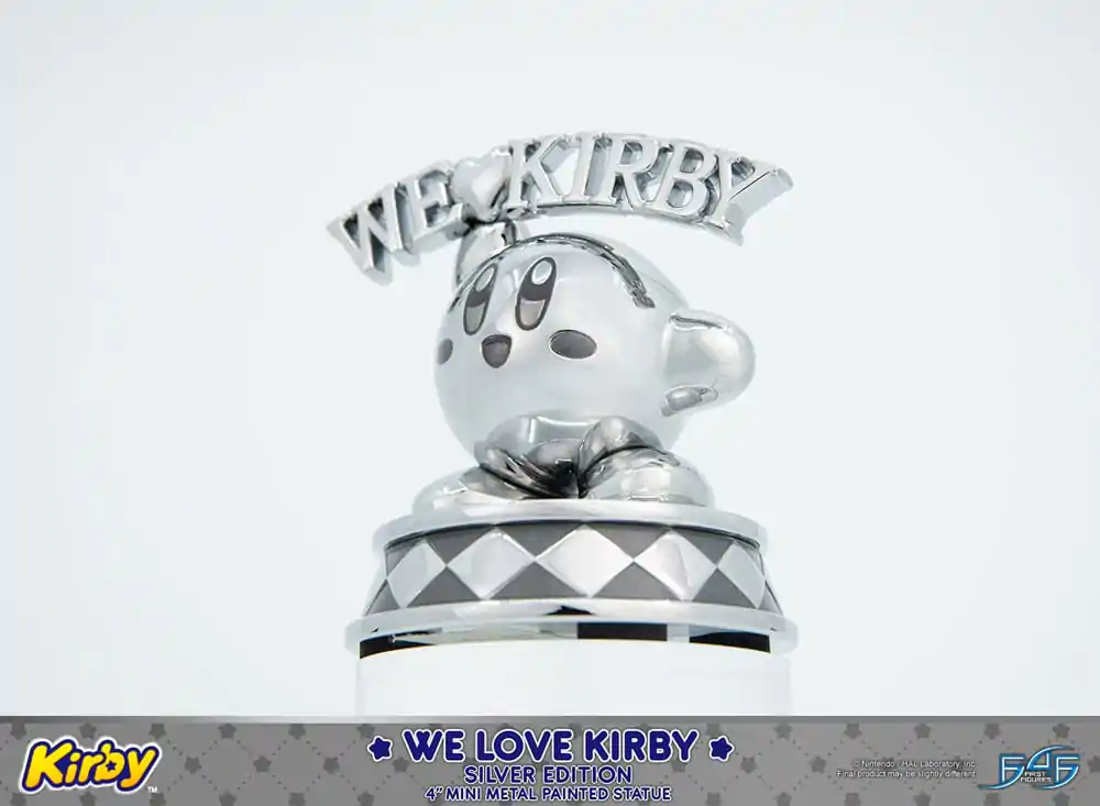 Kirby DieCast Statue We Love Kirby Silver Edition 10 cm termékfotó