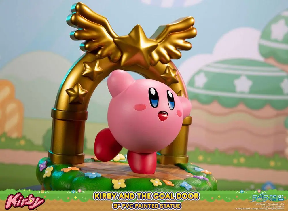 Kirby PVC Statue Kirby and the Goal Door 24 cm Produktfoto
