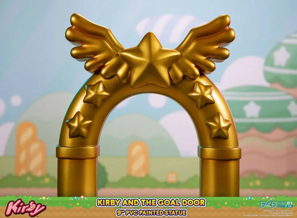 Kirby PVC Statue Kirby and the Goal Door 24 cm Produktfoto