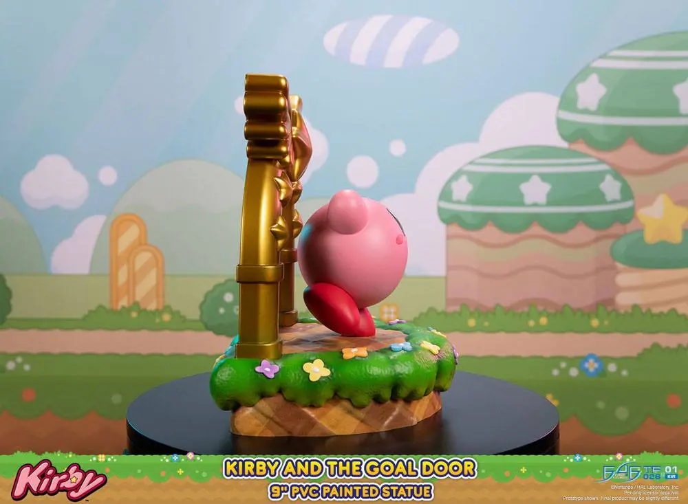 Kirby PVC Statue Kirby and the Goal Door 24 cm Produktfoto