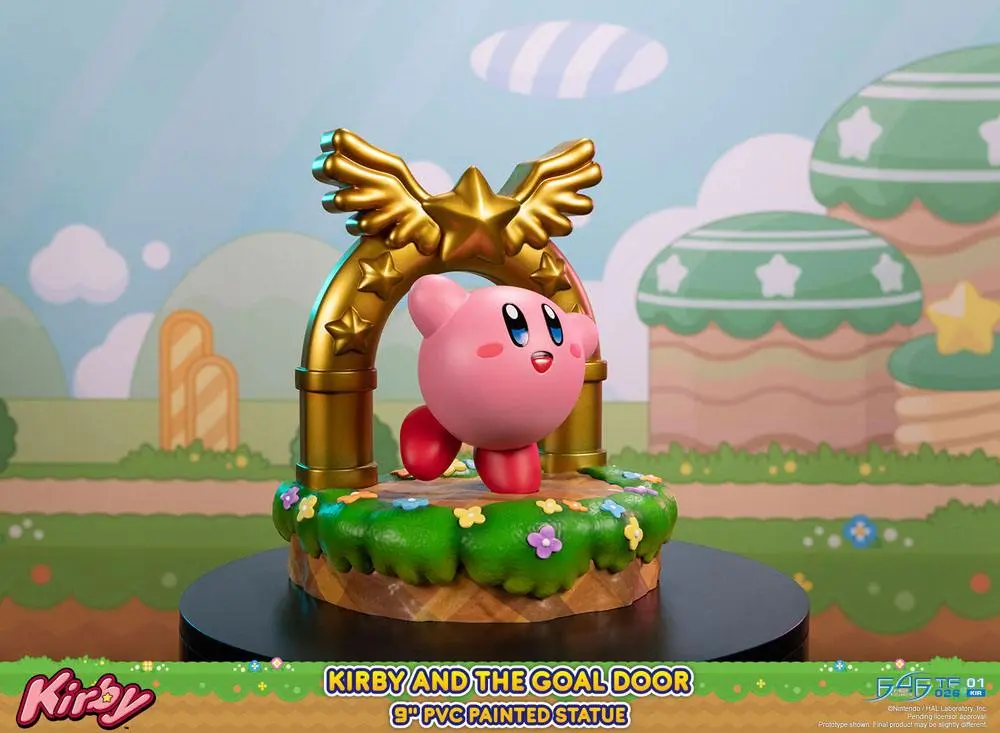 Kirby PVC Statue Kirby and the Goal Door 24 cm Produktfoto