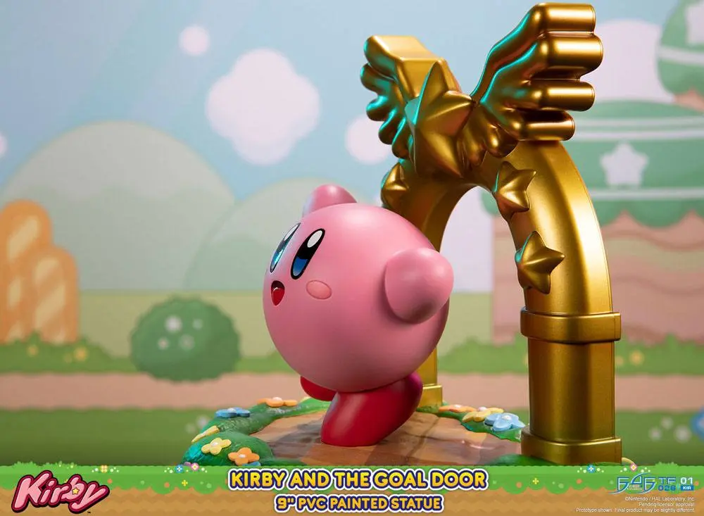 Kirby PVC Statue Kirby and the Goal Door 24 cm Produktfoto