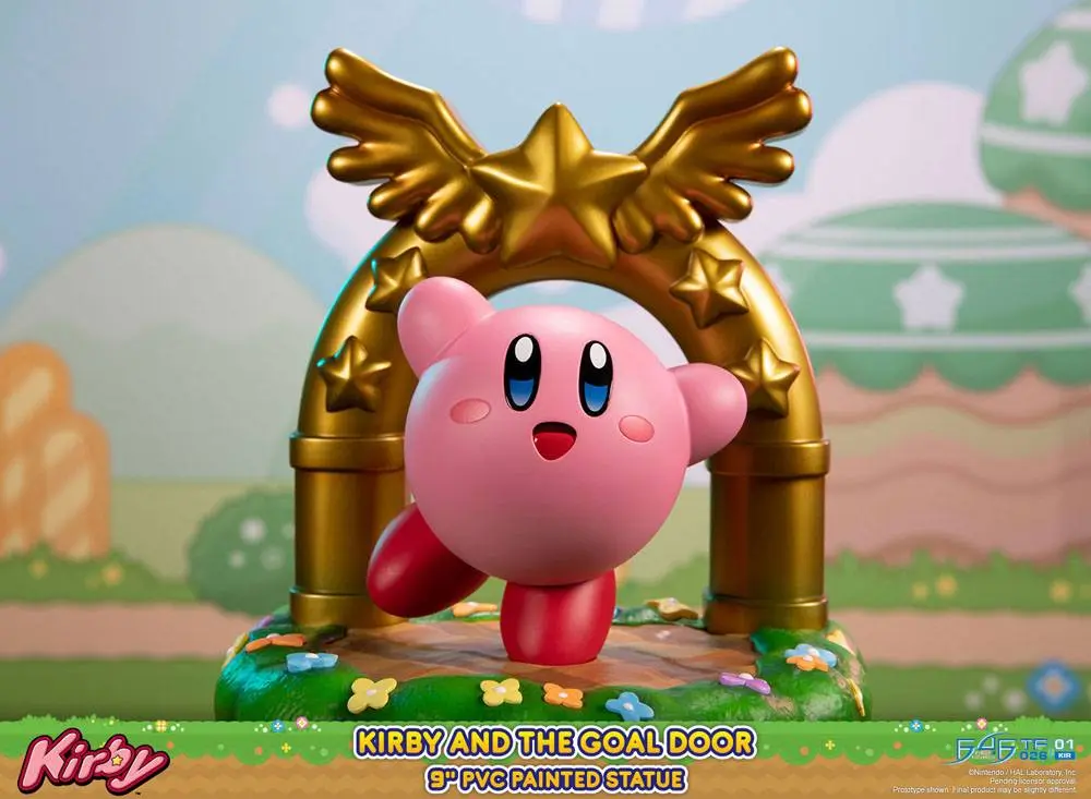 Kirby PVC Statue Kirby and the Goal Door 24 cm Produktfoto
