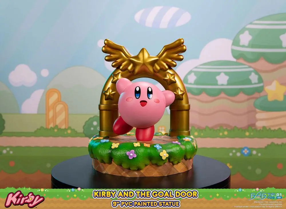 Kirby PVC Statue Kirby and the Goal Door 24 cm Produktfoto