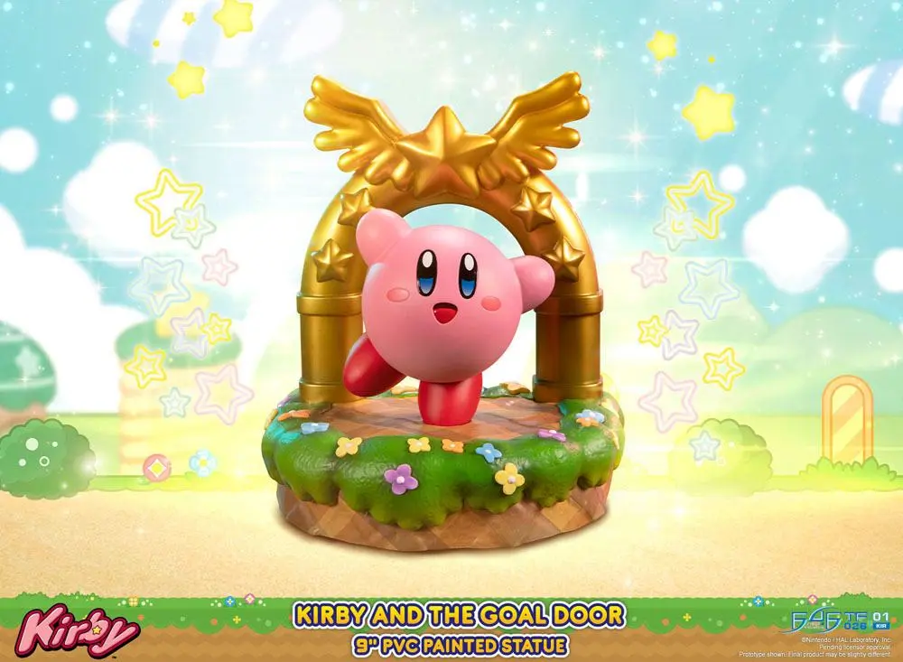 Kirby PVC Statue Kirby and the Goal Door 24 cm Produktfoto