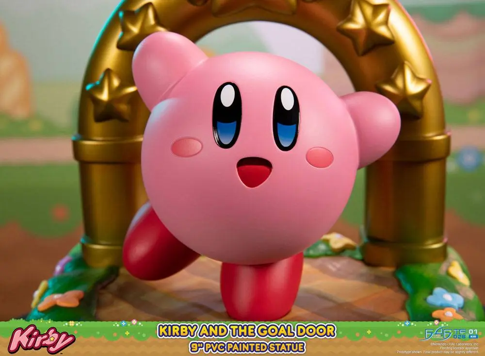 Kirby PVC Statue Kirby and the Goal Door 24 cm Produktfoto