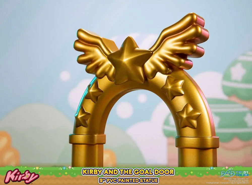 Kirby PVC Statue Kirby and the Goal Door 24 cm Produktfoto