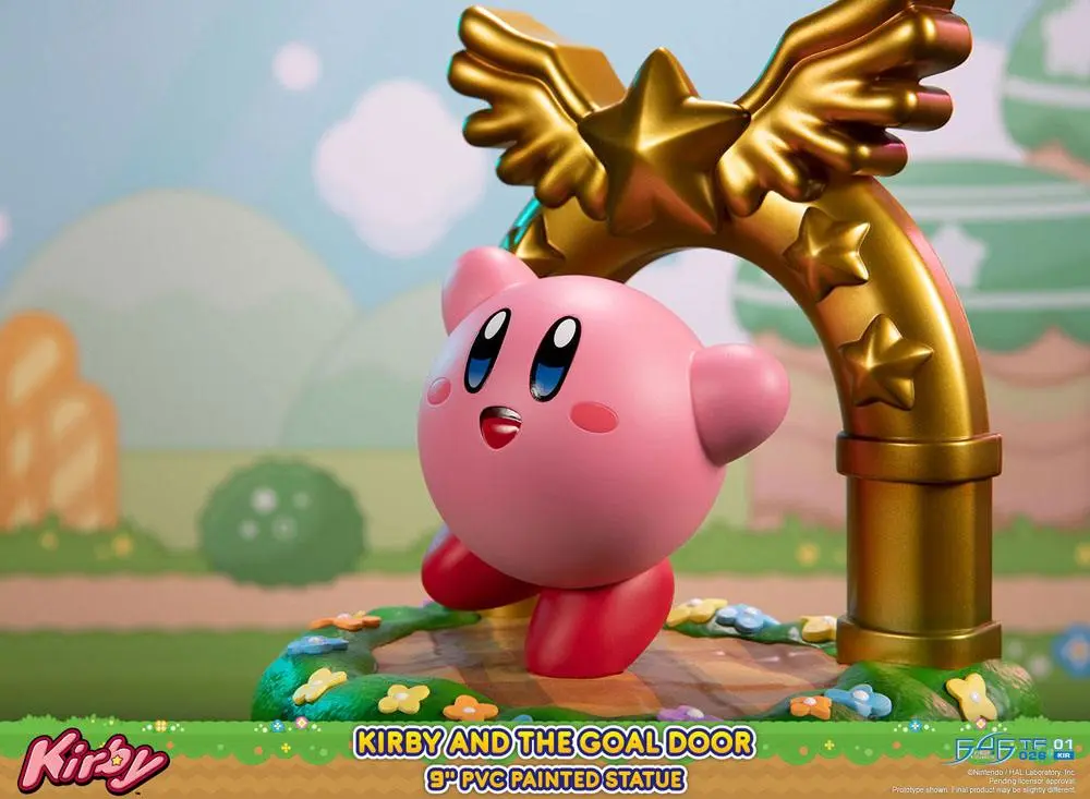 Kirby PVC Statue Kirby and the Goal Door 24 cm Produktfoto