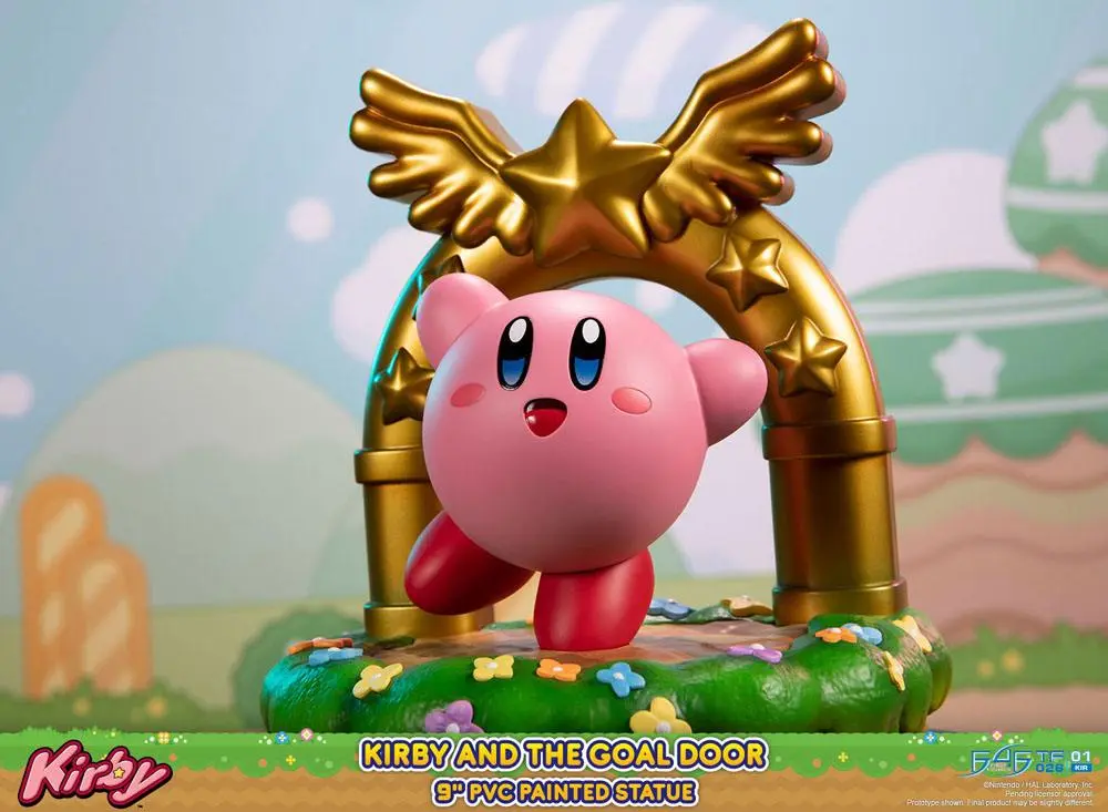 Kirby PVC Statue Kirby and the Goal Door 24 cm Produktfoto