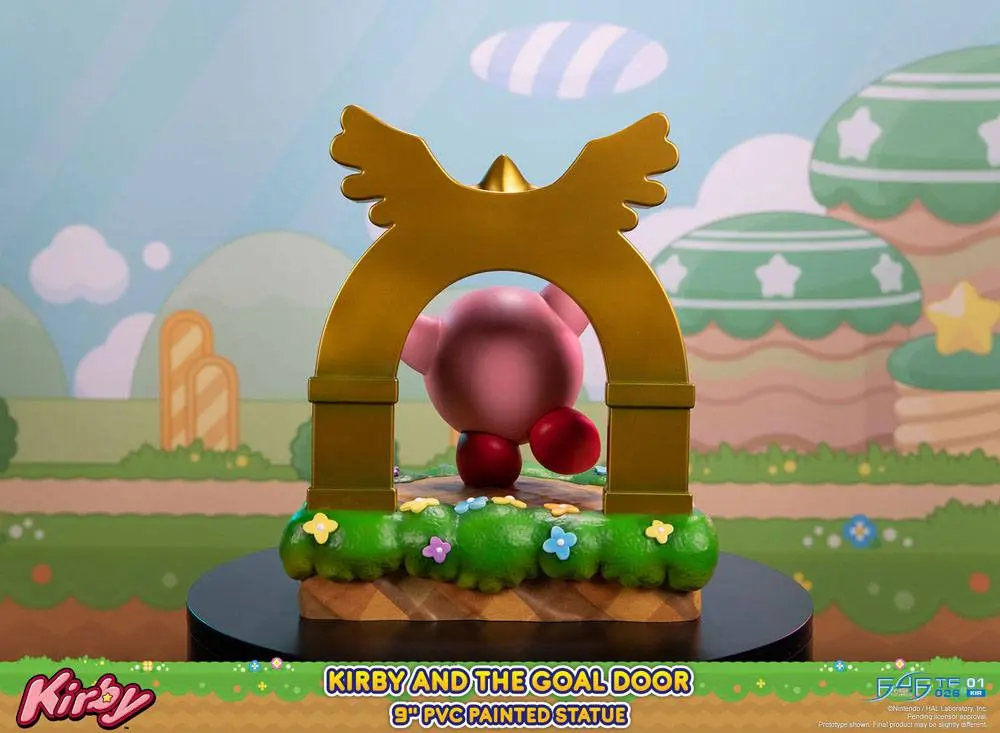 Kirby PVC Statue Kirby and the Goal Door 24 cm Produktfoto