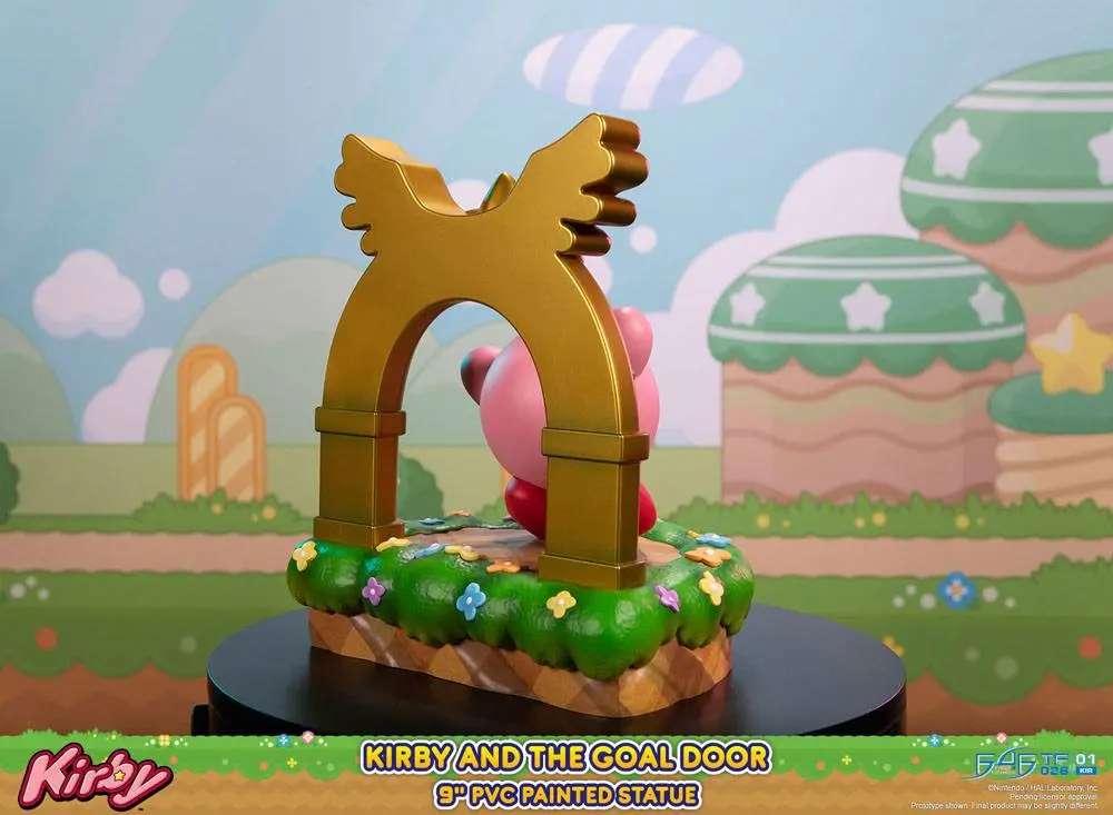 Kirby PVC Statue Kirby and the Goal Door 24 cm Produktfoto