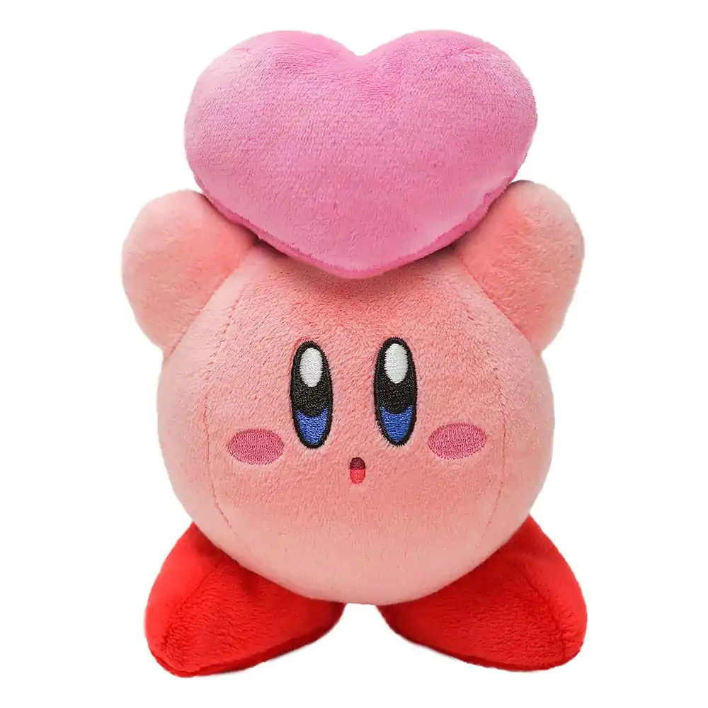 Kirby Plüschfigur Kirby mit Herz 16 cm termékfotó