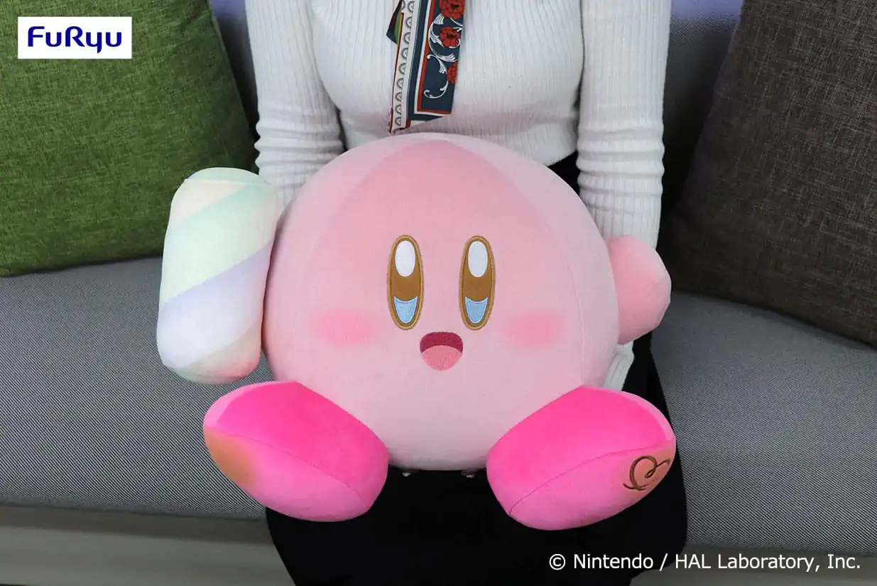 Kirby Plüschfigur Kirby with Marshmallow 34 cm Produktfoto