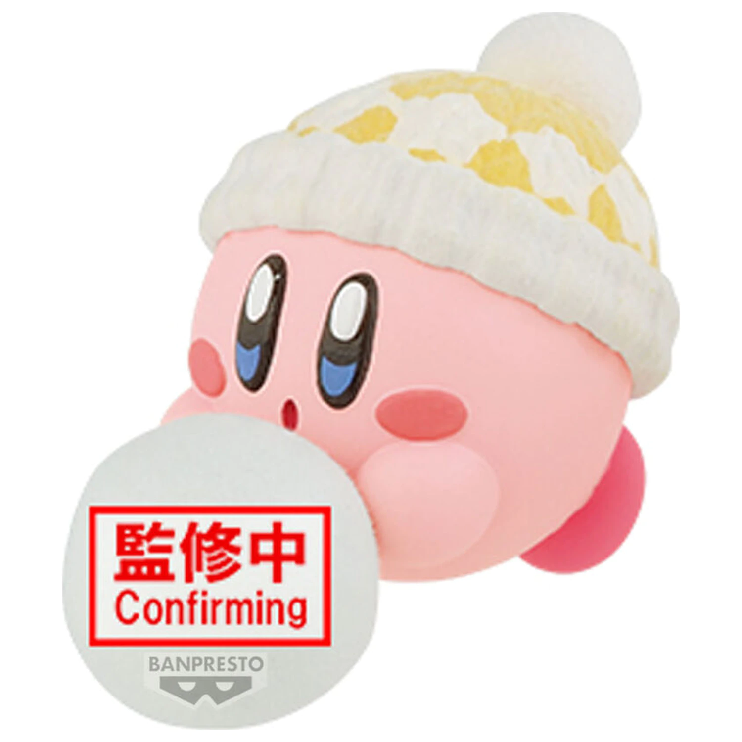 Kirby Play in the Snow Fluffy Puffy Mine Kirby Figur 4cm Produktfoto