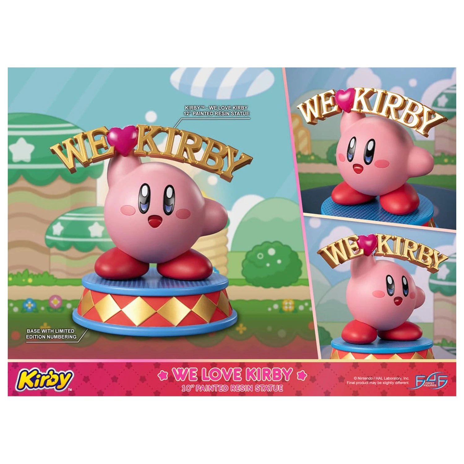 Kirby Statue We Love Kirby 24 cm Produktfoto