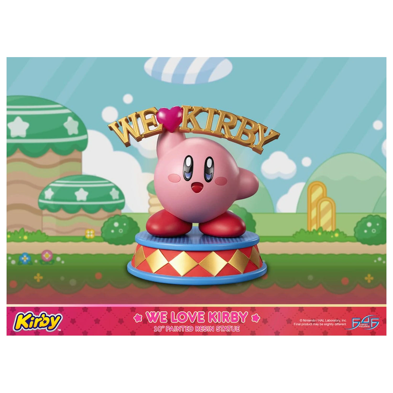 Kirby Statue We Love Kirby 24 cm Produktfoto