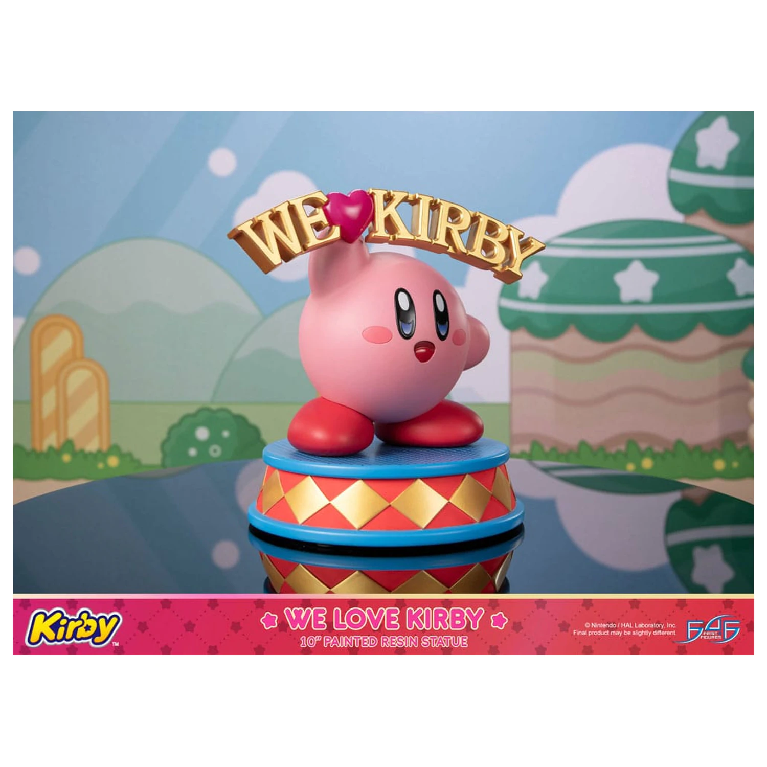 Kirby Statue We Love Kirby 24 cm Produktfoto
