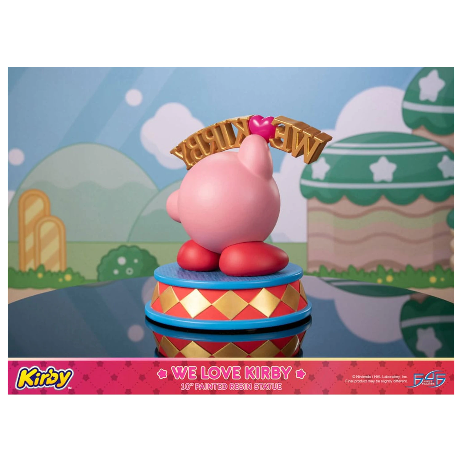 Kirby Statue We Love Kirby 24 cm Produktfoto