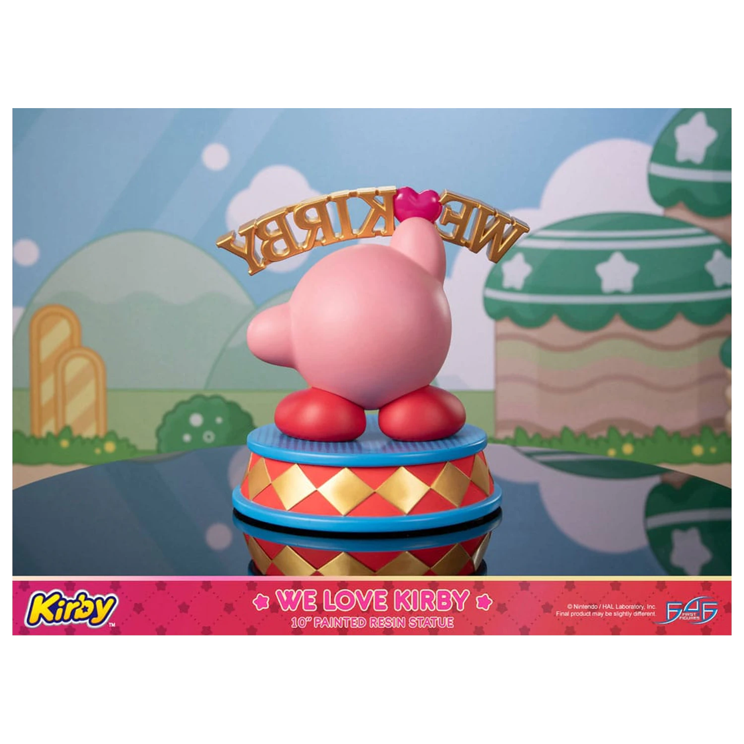 Kirby Statue We Love Kirby 24 cm Produktfoto
