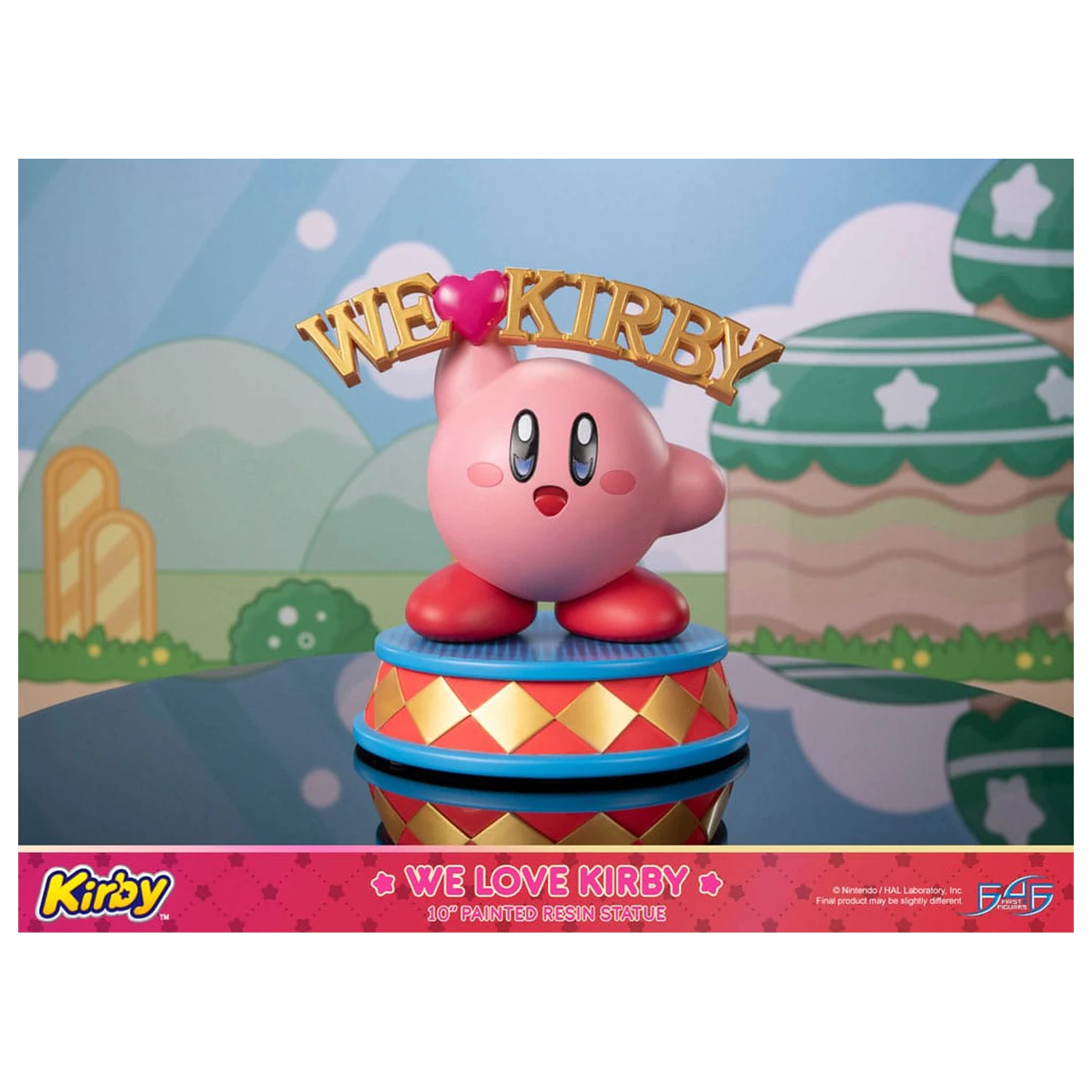 Kirby Statue We Love Kirby 24 cm Produktfoto