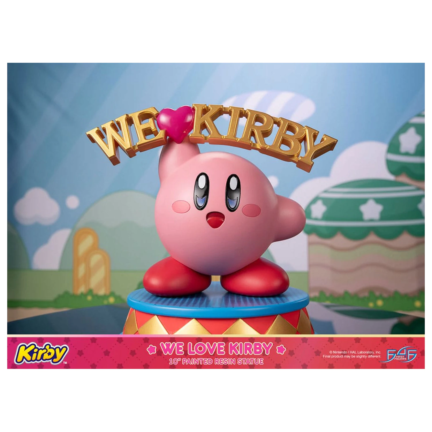 Kirby Statue We Love Kirby 24 cm Produktfoto