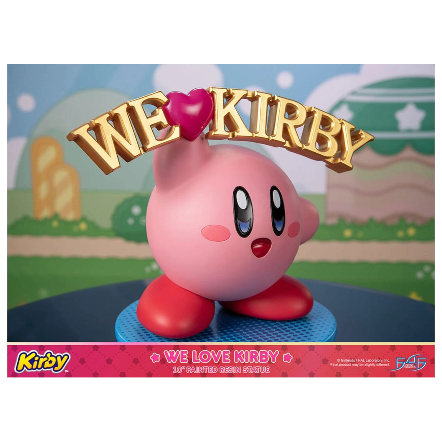 Kirby Statue We Love Kirby 24 cm Produktfoto