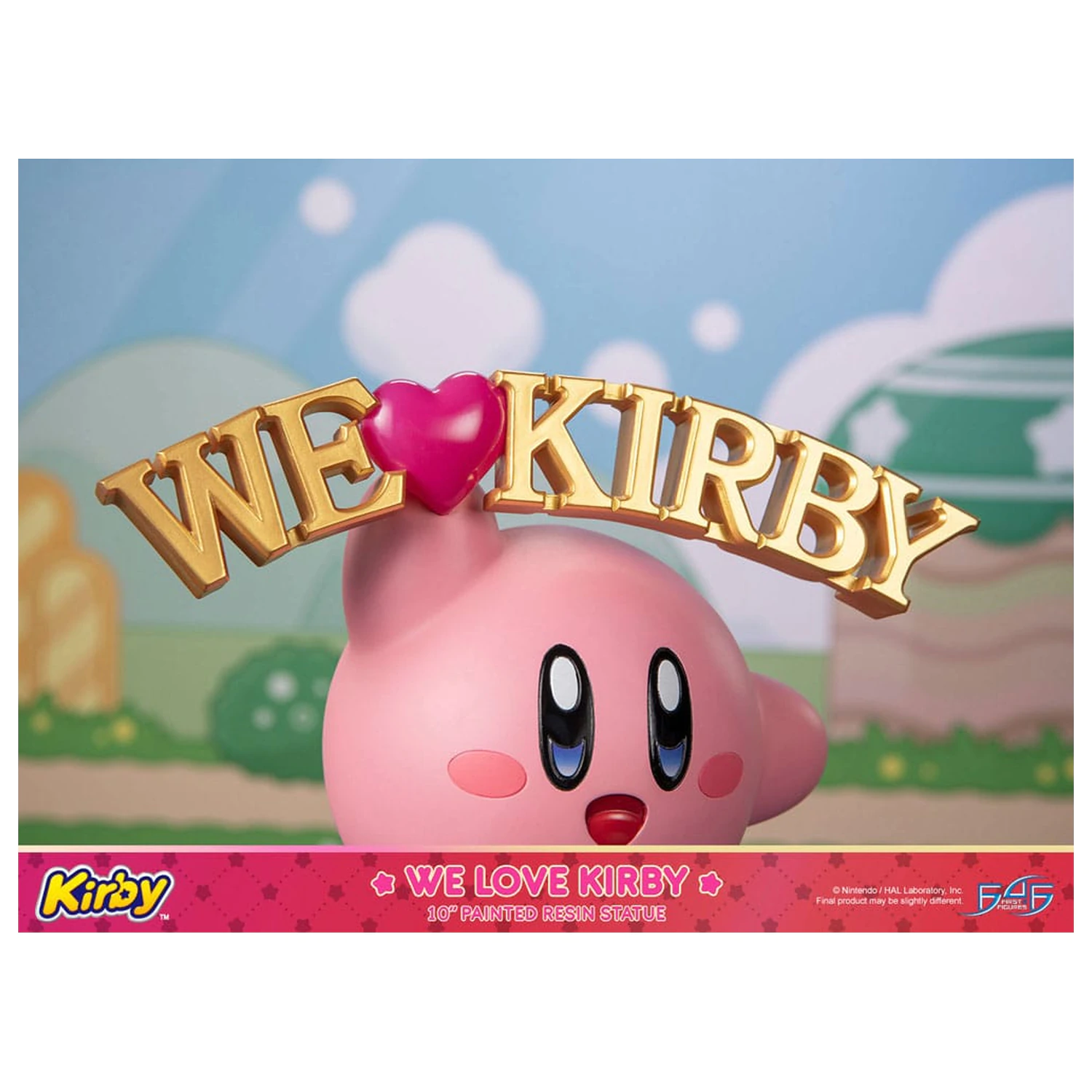 Kirby Statue We Love Kirby 24 cm Produktfoto