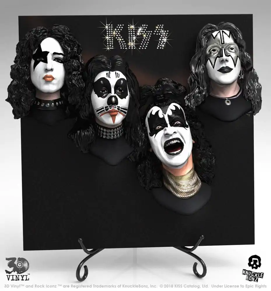 Kiss 3D Vinyl Statue Debut Album 30 cm Produktfoto