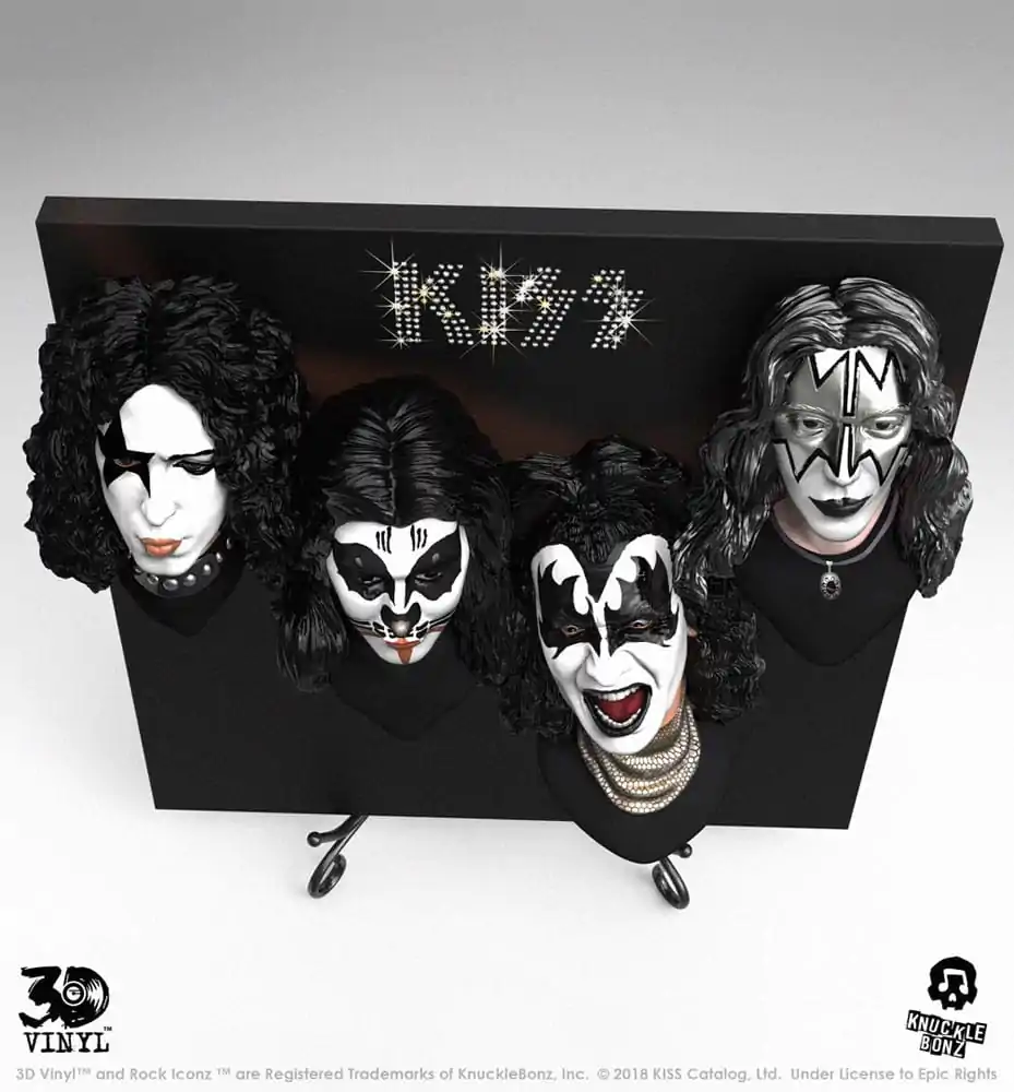 Kiss 3D Vinyl Statue Debut Album 30 cm Produktfoto