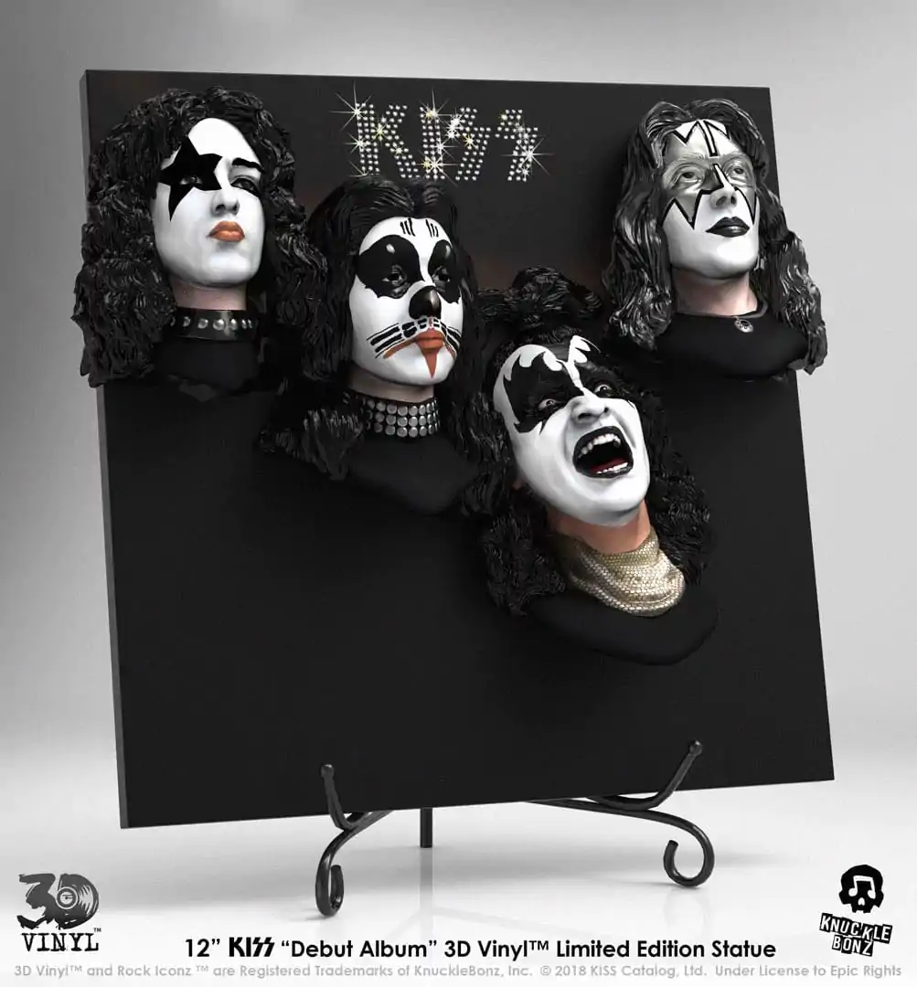 Kiss 3D Vinyl Statue Debut Album 30 cm Produktfoto