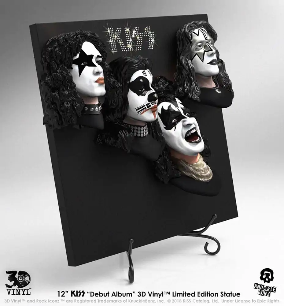 Kiss 3D Vinyl Statue Debut Album 30 cm Produktfoto