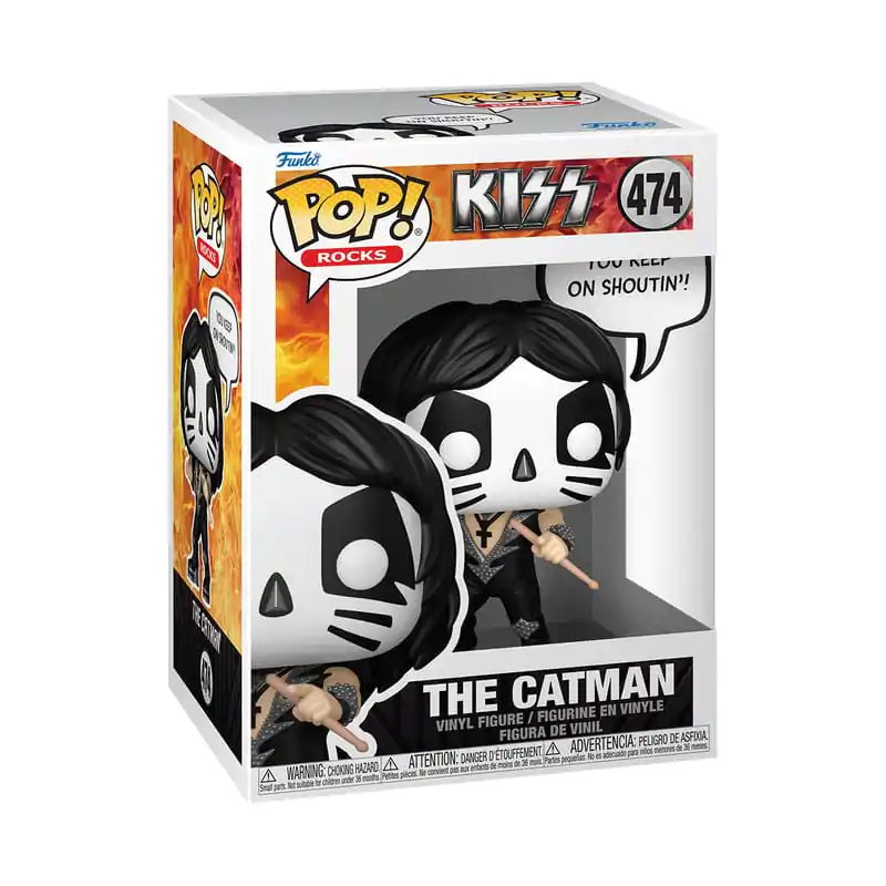 KISS Funko POP! Sayings Vinyl Figur The Catman(R&R All Night) 9 cm Produktfoto