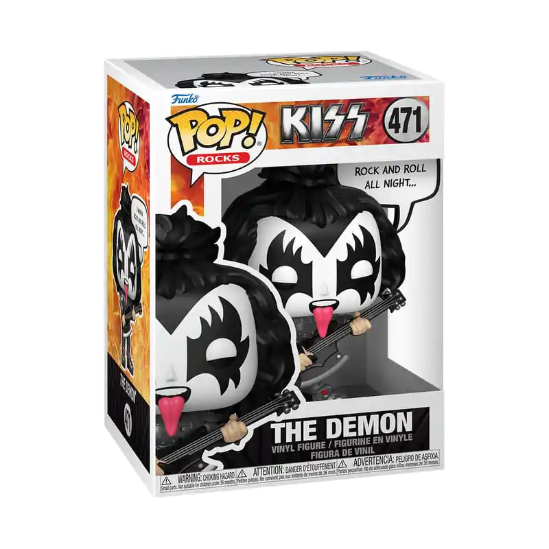 KISS Funko POP! Sayings Vinyl Figur The Demon(R&R All Night) 9 cm Produktfoto