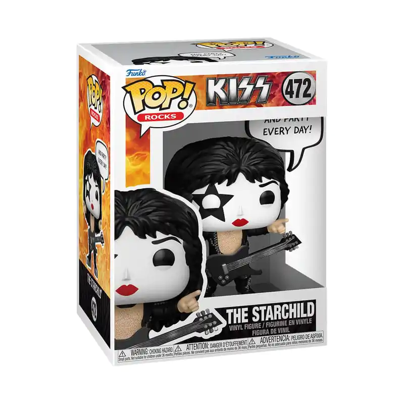 KISS Funko POP! Sayings Vinyl Figur The Starchild (R&R All Night) 9 cm Produktfoto