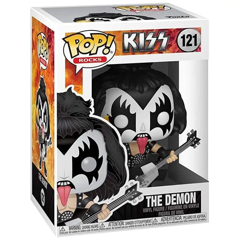 Kiss POP! Rocks Vinyl Figur The Demon 9 cm termékfotó