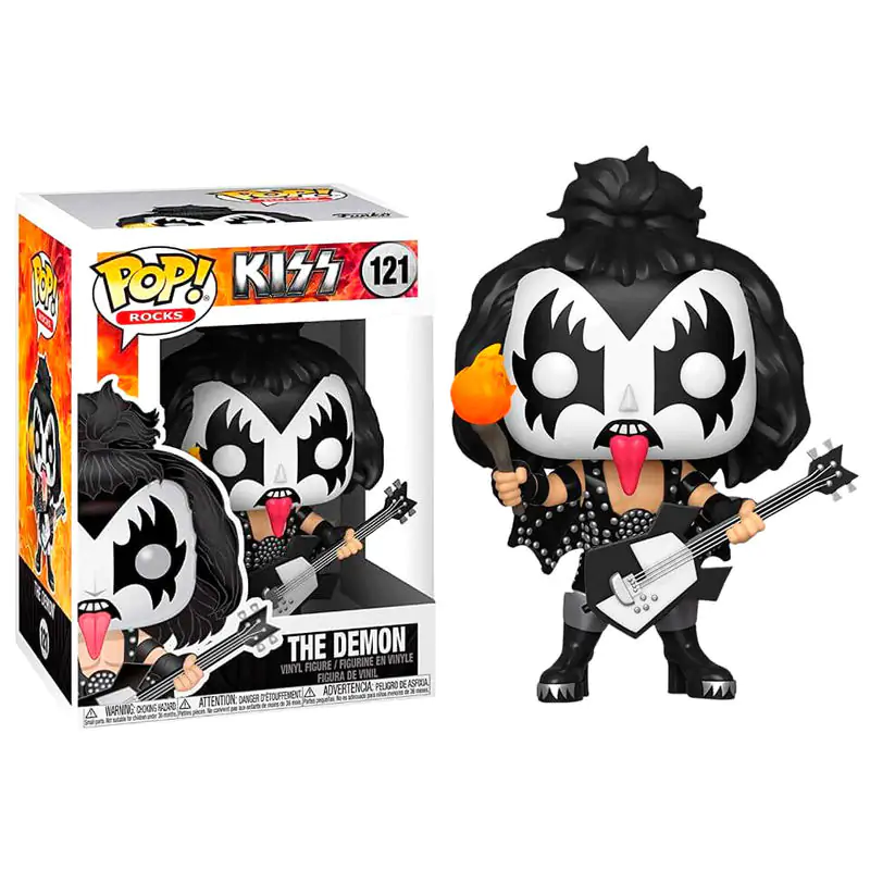 Kiss POP! Rocks Vinyl Figur The Demon 9 cm termékfotó