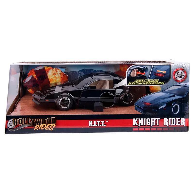 Knight Rider Diecast Modell 1/24 1982 Ponitac Trans AM Try Me Kitt termékfotó