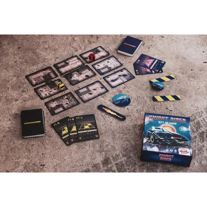 Knight Rider Kitt gegen Karr Brettspiel Produktfoto