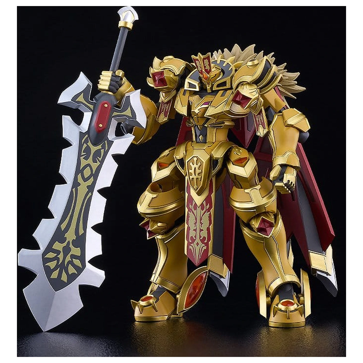 Knight's & Magic Moderoid Plastikmodell Bausatz Goldleo 135mm Produktfoto